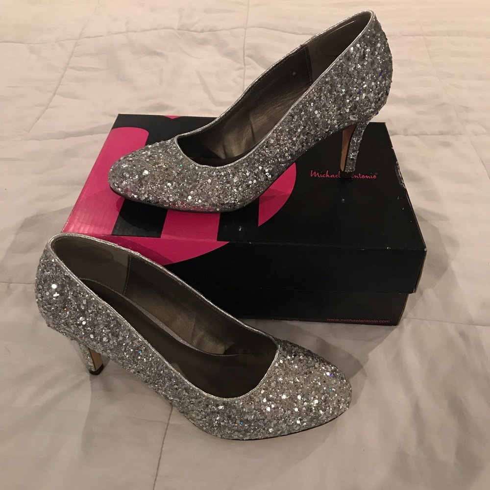 Michael Antonio Glitter Finnea Glit Heels
